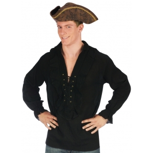Black Pirate Costume Shirt - Mens Pirate Costume Under the Sea Costume